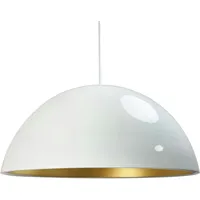 Bamyum Pendelleuchte Lipeo 40 cm, Metall Hängelampe Weiß Lampe