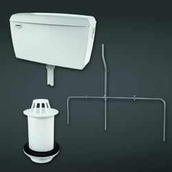Urinal Aufputz-Spülkasten (3 Urinale) 13.5L, mit automatischer Spülung - RAK x Hudson Reed