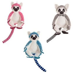 Tinisu Kuscheltier Lemur Kuscheltier - 20 cm Plüschtier Kinder weiches Stofftier rosa