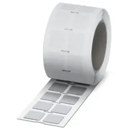 Phoenix Contact 0819534, Silber, Polyester, Wärmeübertragung, Rechteck, - THERMO
