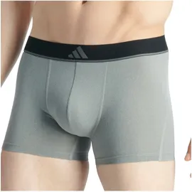 adidas Active Micro Flex Eco Boxershorts Schwarz / Grau XXL 3er Pack