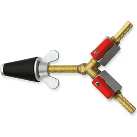 Rothenberger Gasprüfstopfen,kon,Gr.2,3/4-1.1/4,2xHahn