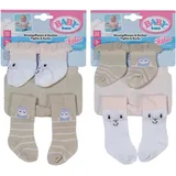 BABY BORN Puppenbekleidung Strumpfhose und Socken Beige