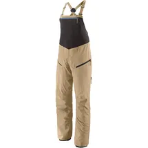Patagonia Damen Snowdrifter Bib Hose (Größe S, beige)