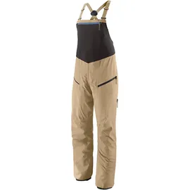 Patagonia Damen Snowdrifter Bib Hose (Größe S, beige)