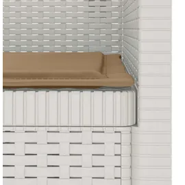 vidaXL 1-Sitzer Sessel 1 x 1 x 1 cm weiß