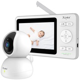 7links Video-Babyphone, dreh- & schwenkbare Kamera, 11 cm (4,3") Farbdisplay