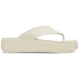 Crocs Getaway Groove Platform Flip Elfenbein 41