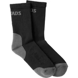 Wollsocken 2er-Pack 9168 SOW -  L - schwarz
