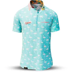 Kurzarmhemd Herren Sommer FLAMINGO HOTEL 2 von GERMENS