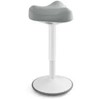 Songmics Hocker, Stehhocker um 360° neigbar, Schreibtischstuhl, höhenverstellbar 58-83