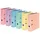 Falken 10er-Pack Ordner A4 »PastellColor« 8 cm mehrfarbig, 8x31.8x28.5 cm