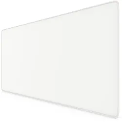 Titanwolf Gaming Mauspad XXL, glattes Stoffgewebe, Speed Mousepad 900 x 400mm große Fläche, weiß
