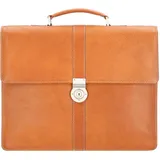 LEONHARD HEYDEN Bergamo Aktentasche Leder 40 cm Laptopfach braun