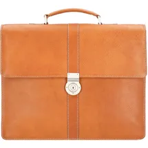 LEONHARD HEYDEN Bergamo Aktentasche Leder 40 cm Laptopfach braun