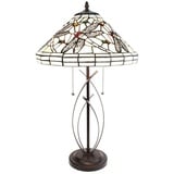 5LL-6287 Tiffany-Lampe-Leuchte-Tischlampe-Tischleuchte-Schreibtischlampe Ø 41x69