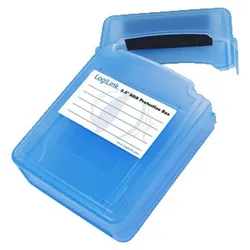 LOGILINK Festplatten Schutz-Box für 2x 2,5" HDDs