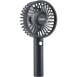 casativo Flexibler 2in1 Hand- & Tischventilator (schwarz): Akku- & USB-Betrieb, 3 Stufen für optimale Kühlung, kompakt, tragbar & ideal für Büro, Reise & Zuhause