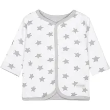 Staccato Unisex Baby Wendejacke - Bio-Baumwolle, Organic Cotton, Baby Erstausstattung - Farbe: Grey Star, Größe: 62