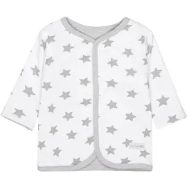 Staccato Unisex Baby Wendejacke - Bio-Baumwolle, Organic Cotton, Baby Erstausstattung - Farbe: Grey Star, Größe: 62