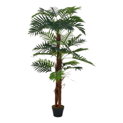 Kunstpflanze vidaXL Künstliche Pflanze Palme Kunstpflanze Deko Topfpflanze, vidaXL, Höhe 165 cm 165 cm