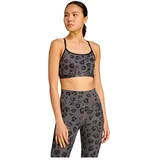 adidas Powerreact Essentials Print Sport-bh Mit Geringer Unterstützung - Grey Five / Print - L