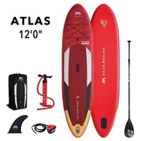 Aqua Marina SUP Atlas 12.0 Stand up Paddle Board Set 366 x 86 x 15 cm rot