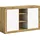 INOSIGN Sideboard »Trinity, Breite 130 cm, 2-türig, 3 offene Fächer, grifflose Fronten«, Anrichte, Kommode, Schrank, Stauraumschrank