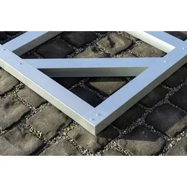 Globel Fundamentbodenrahmen 8 x 8 zu Gerätehaus Dream 88