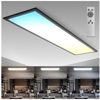 B.K.Licht LED Deckenleuchte, ultra flaches LED Panel 100 x