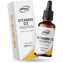 Wehle Sports Vitamin D3 Tropfen 5000 IE 50 ml