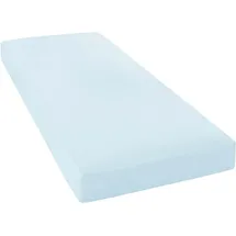 JANINE 5007 Mako-Feinjersey 180 x 200 - 200 x 200 cm hellblau
