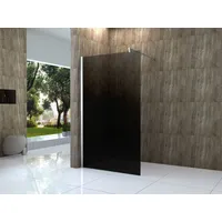 Alphabad Walk-in-Dusche 10 mm Duschtrennwand VACANTE-SMOKE 120 x 200 cm