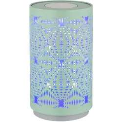 Tischleuchte Beistellleuchte Nachttischlampe Akku RGB Farbwechsel LED Touch grün
