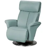 HIMOLLA Relaxsessel 7227 Leder 82 x 109 x 90 cm Blau mit Relax-Funktion