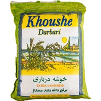 KHOUSHE DARBARI Langkorn Basmati Reis 5 Kg für Fisch Fleisch vegetarisch Gericht