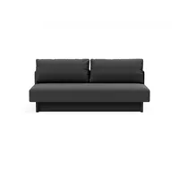 3-Sitzer INNOVATION LIVING TM "Merga Schlafsofa" Sofas Gr. B/H/T: 200cm x 41cm x 100cm, Bouclé, grau (holzkohle) großem Bettkasten,minimalistischem Design, bedarf wenig Stellfläche