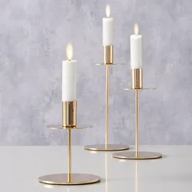 Boltze home Kerzenständer, Metall, 10x23x10 cm, , Zubehör, Kerzenhalter,