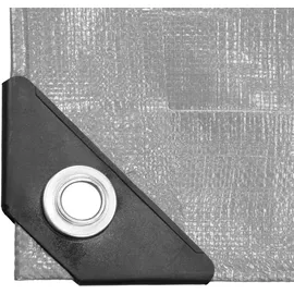 ECD Germany Abdeckplane 3 x 5 m Grau