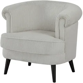 INOSIGN Sessel »HUTSELL in Cord und Webstoff, TV-Sessel oder Relax-Sessel« passt in jedes Wohnzimmer, beige