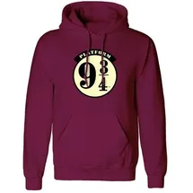 heroes inc.eu Harry Potter Platform 9 Burgundy Pullover XXL