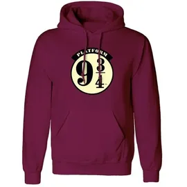 heroes inc.eu Harry Potter Platform 9 Burgundy Pullover XXL