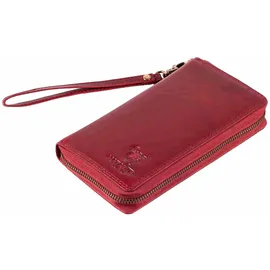 matador leder MATADOR CADIZ XL Damen Portemonnaie pink