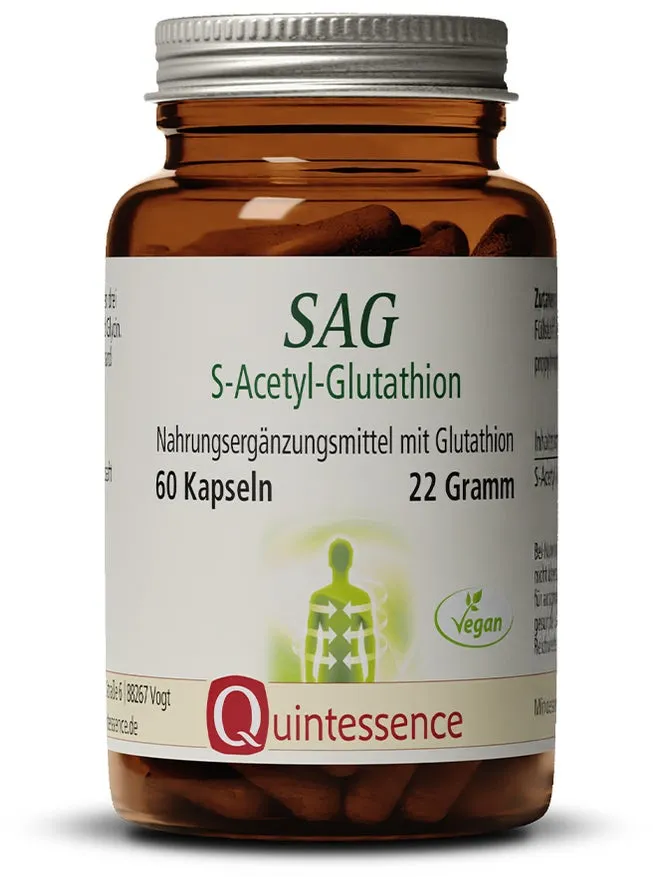 Quintessence SAG S-Acetyl-Glutathion 60 Kapseln - 200mg SAG