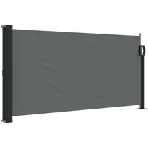 vidaXL Seitenmarkise Ausziehbar 100 x 500 cm Anthrazit Polyester