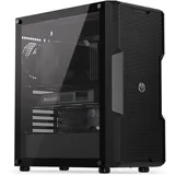 endorfy Regnum 400 Air, 4x120mm PWM-Lüfter im Lieferumfang, Seitenteil aus gehärtetem Glas, viel Platz im Inneren, Konstruktion mit hohem Luftstrom, EY2A008