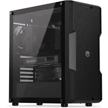 endorfy Regnum 400 Air, 4x120mm PWM-Lüfter im Lieferumfang, Seitenteil aus gehärtetem Glas, viel Platz im Inneren, Konstruktion mit hohem Luftstrom, EY2A008