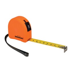 Rollbandmaß in Signalfarbe 3 m x 16 mm
