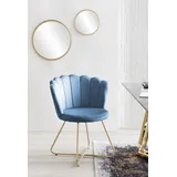 SalesFever Polsterstuhl Set blau