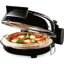 GOURMETmaxx Pizza Maker mit Temperatureinstellung inkl. herausnehmbarem Pizzastein - Schwarz